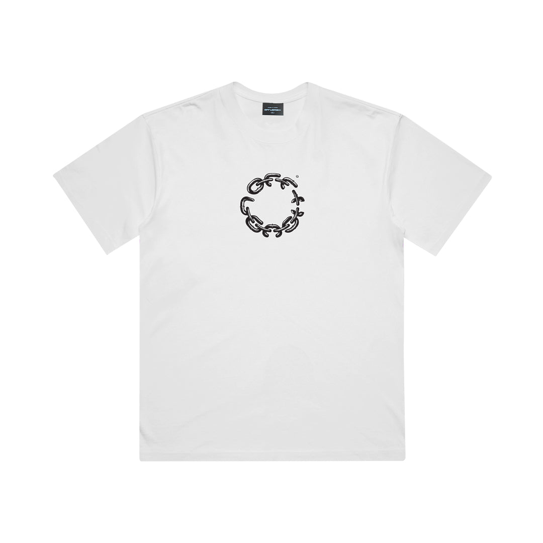 Chain Box Tee White