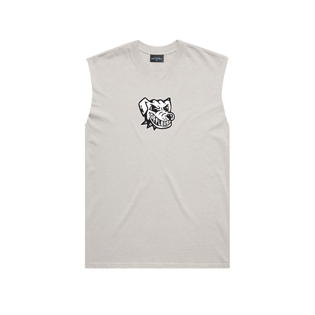 Dog Singlet Faded Bone