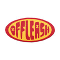 Retro Off Leash Sticker Red